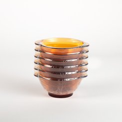 Repas - Bols Enfants - Lot de 6 bols à oreilles Vermeil ø135 transparent duralex