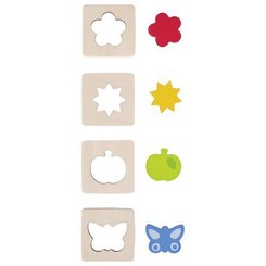 Jeux - Jeux Éducatifs et Puzzle - Mémo tactile des formes