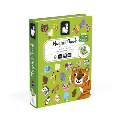 Jeux - Jeux Éducatifs et Puzzle - Livre puzzle magnétique les animaux 