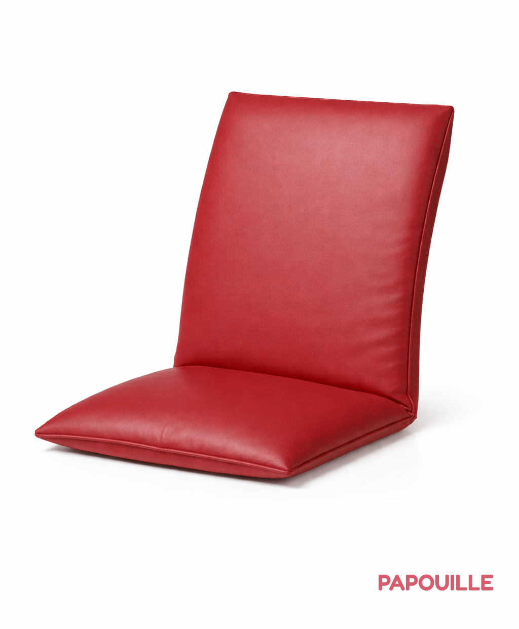 Coussin assise 1 place rouge