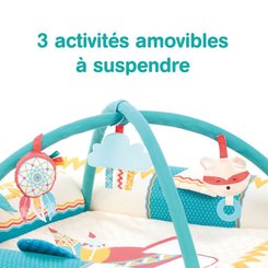 Jouets - Tapis et Jeux d'Éveil, Portiques d'Activité - Tapis d 'éveil avec arche de jeux les indiens