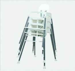 Puériculture - Chaise haute bébé et Siège Repas - Chaise haute empilable - jusqu'à 15 Kg