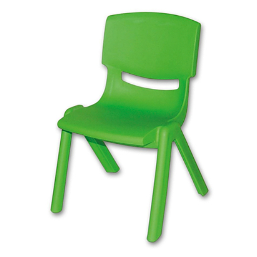 Chaise enfant monobloc t2 vert