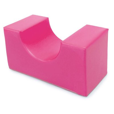 Motricité - Module de Motricité Enfant - Le petit pont inversé de motricité enfant 60 x 60 x h 30 cm fuchsia