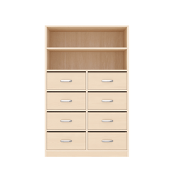 Mobilier - Meuble de rangement scolaire - Armoire de rangement 8 casiers - Elio