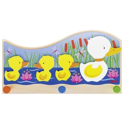 Mobilier - Banc vestiaire & Porte Manteaux - Portemanteau, famille de canards 3 patères