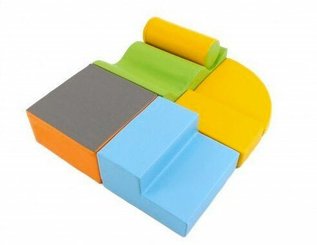 Motricité - Parcours de Motricité Crèche - Kit de motricité enfant 6 modules pastel