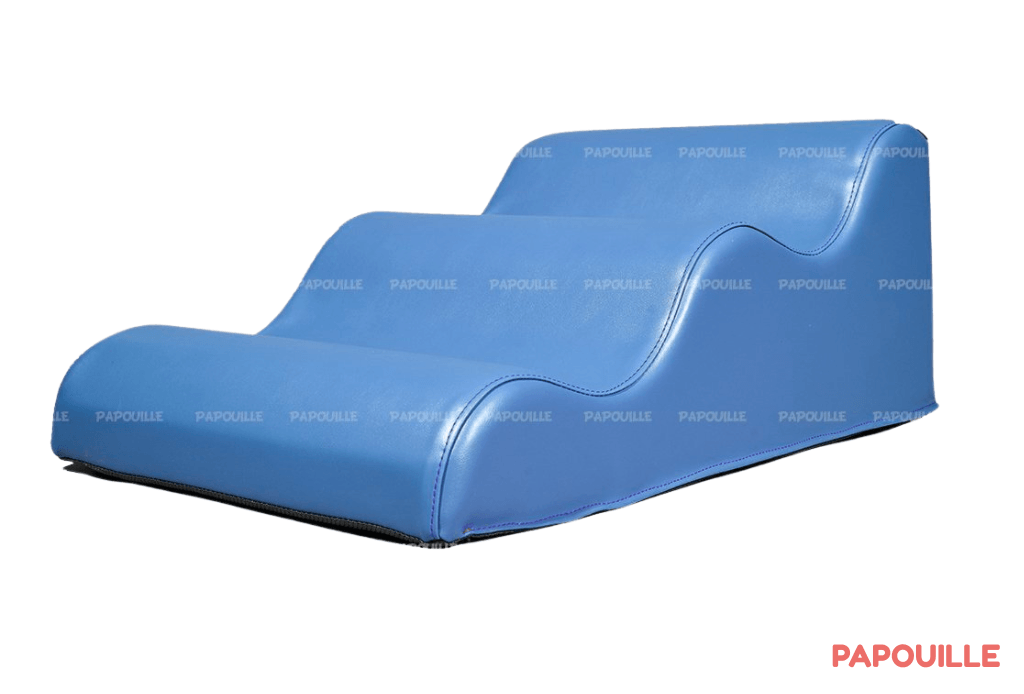 Module petite vague marée en mousse pvc h.23 bleu