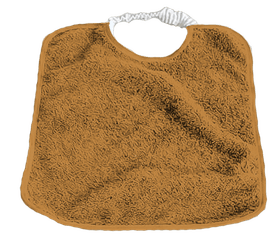 Repas - Bavoir - Bavoir électrique dos imperméable - 30 x 40 cm - Corail