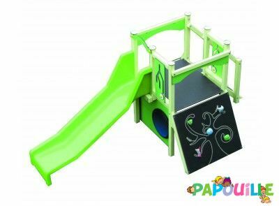 Mobilier - Aire de jeux et structure extérieure - Structure jeu extérieur la pitchounette fixations courtes