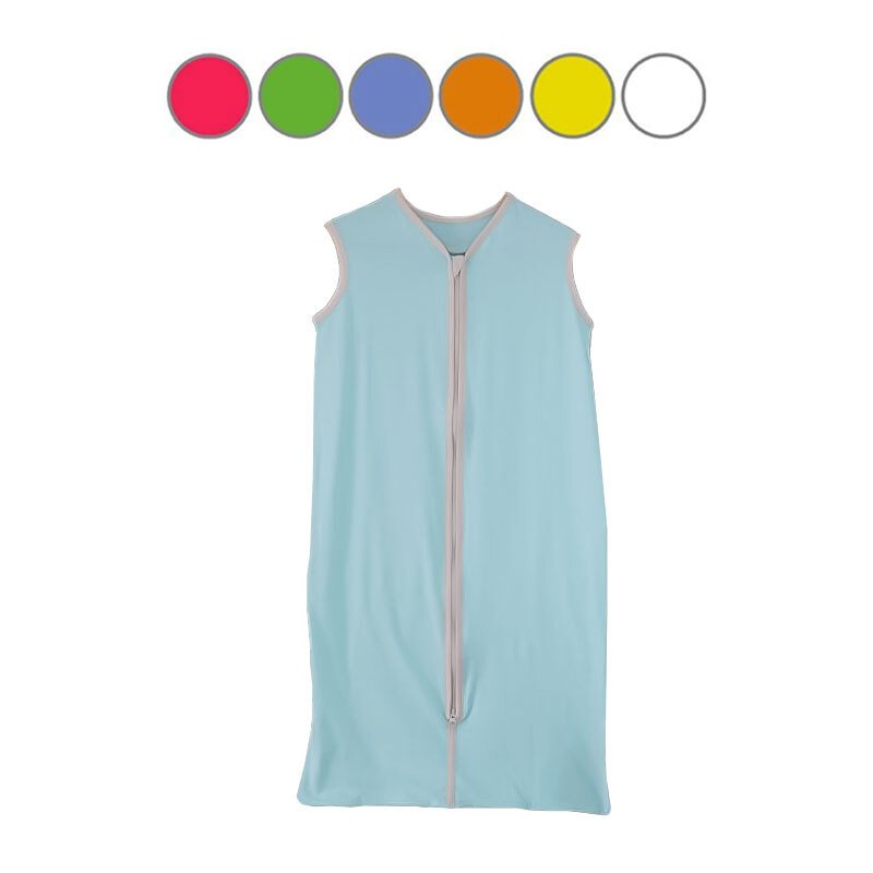 de // Turbulette été coton jersey 48 x 90 cm bleu