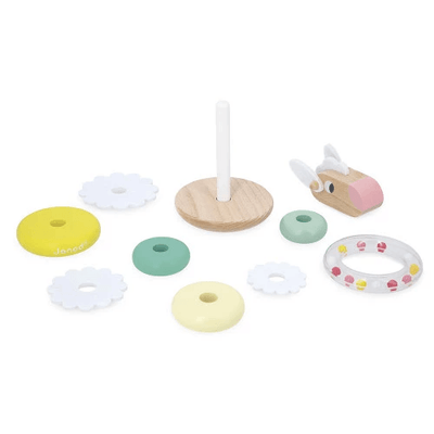 Jouets - Jouets à Empiler ou à Encastrer - Tour à empiler Mouton - Janod