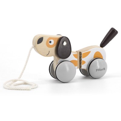 Jouets - Jouets à Pousser, à Tirer - Chien à tirer Poupy