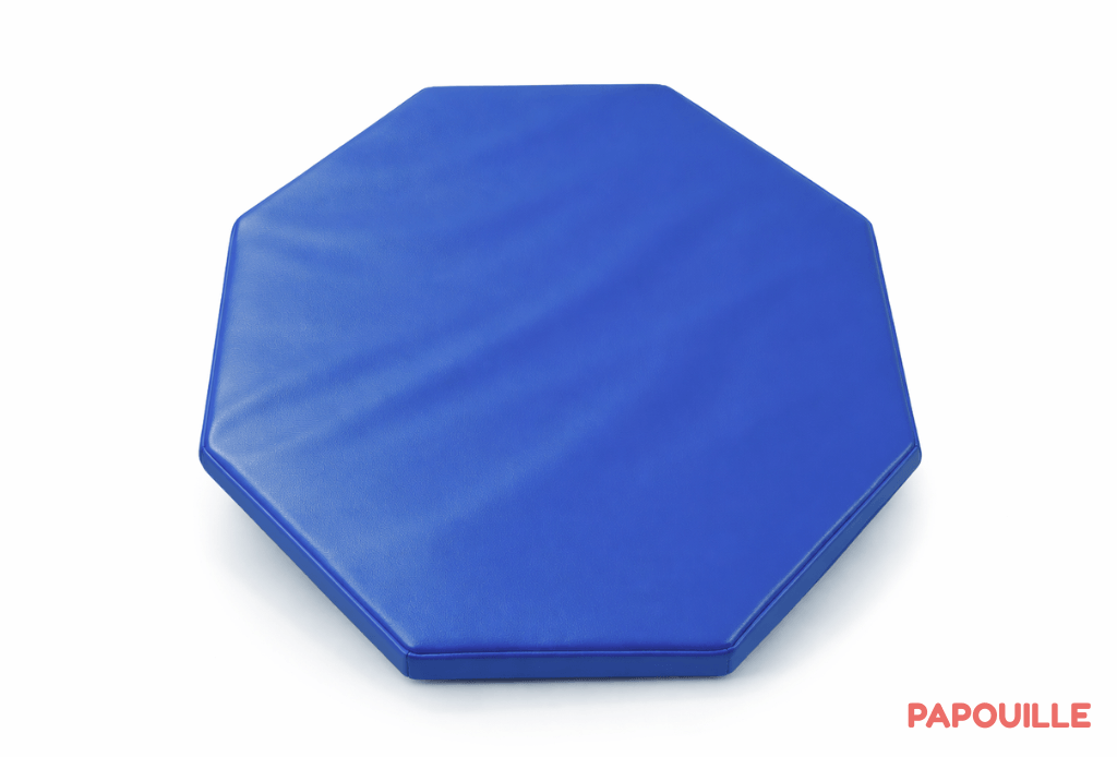 Tapis octogonal en mousse pvc d.130cm x ep.3cm