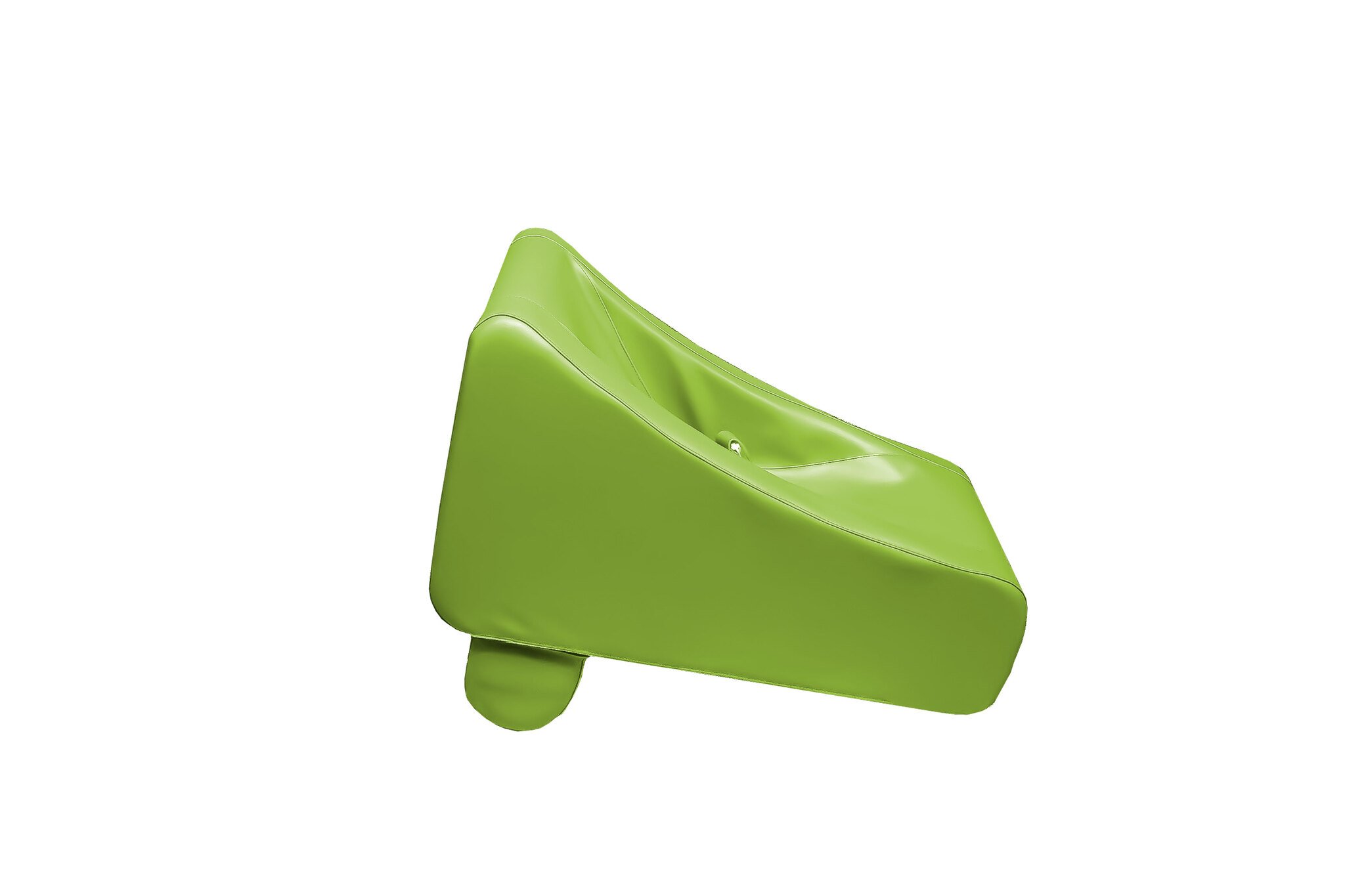 Transat sans armature en mousse pvc avec boudin vert