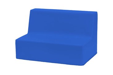 Mobilier - Meuble en mousse et Pouf - Banquette enfant 2 à 3 places en mousse pvc h. 25cm bleu