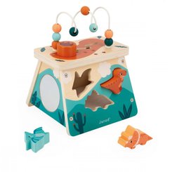 Jouets - Jouets à Empiler ou à Encastrer - Cube volcan d'activités