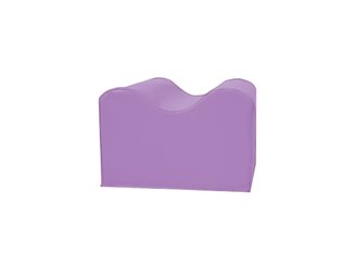 Motricité - Module de Motricité Bébé - Module petite vague ondulé en mousse parme