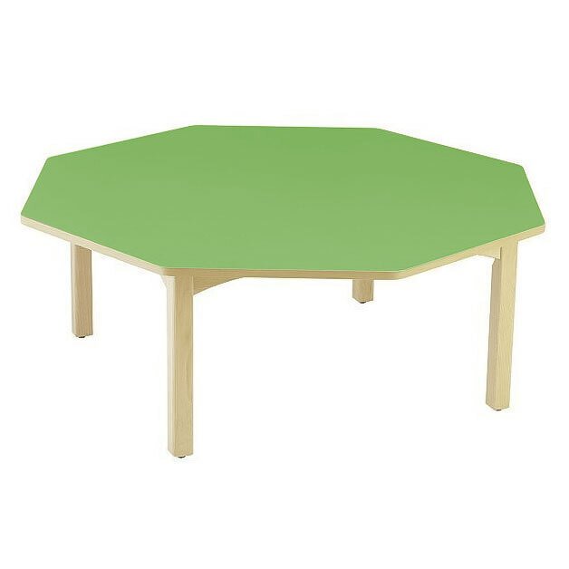 Table octogonale spéciale collectivité t1 vert