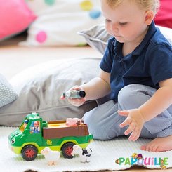 Jouets - Garages, Voitures et Circuits pour Enfant - Freddy le pick up fermier