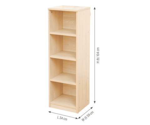 Mobilier - Meuble de rangement scolaire - Etagère à 4 compartiments 