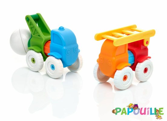 Jouets - Jeux de Construction - Mes premiers véhicules magnétiques