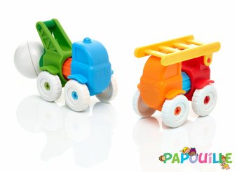 Jouets - Jeux de Construction - Mes premiers véhicules magnétiques