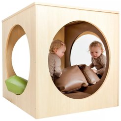 Mobilier - Cabane enfant - Espace de jeux- Cube Miroir avec 2 miroirs