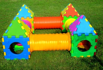 Mobilier - Aire de jeux et structure extérieure - Aire de jeux cubique château 