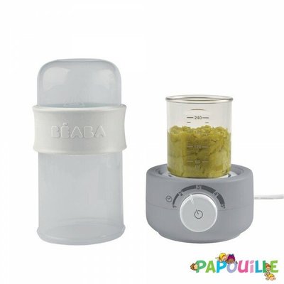 Repas - Chauffe biberon et stérilisation - Baby milk second grey : chauffe biberon vapeur