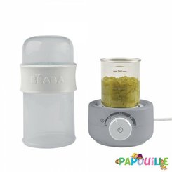 Repas - Chauffe biberon et stérilisation - Baby milk second grey : chauffe biberon vapeur