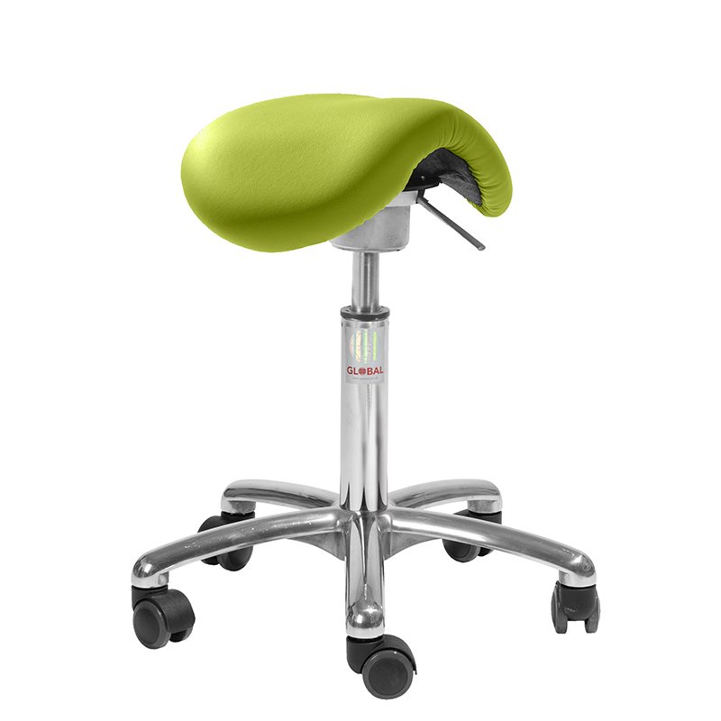 Siège selle ergonomique 360° a roulette petite enfance simili cuir