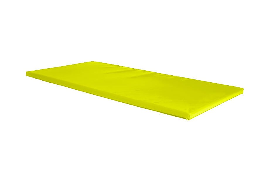 Tapis de réception enfant en mousse pvc 200x120x5cm jaune