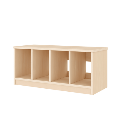 Mobilier - Banc vestiaire & Porte Manteaux - Banc vestiaire 4 casiers 80 cm - Lana