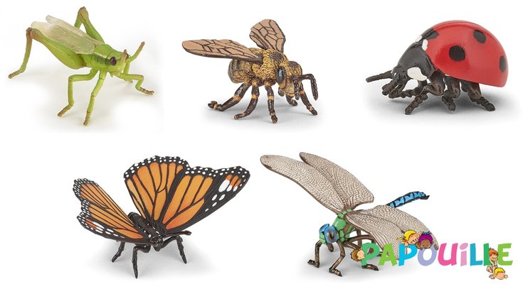 Jouets - Figurines - Figurines les insectes du jardin