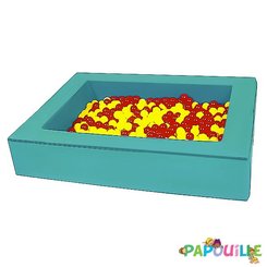 Motricité - Piscine à balles - Piscine à balles en mousse revêtement pvc little malouine