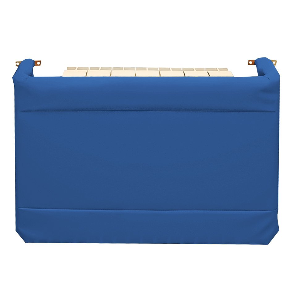Cache radiateur fonte ou alu intégrale souple - Bleu