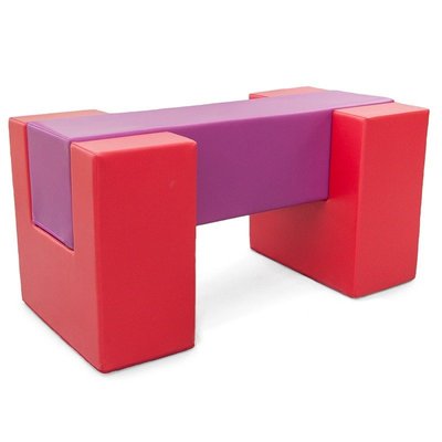 Motricité - Parcours de Motricité Crèche - Parcours de motricité avec parallélépipède - 3 pièces - H 60 cm