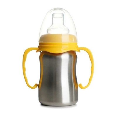 Repas - Tasse d’apprentissage - tasse Inox avec anse bec souple silicone 18 cl