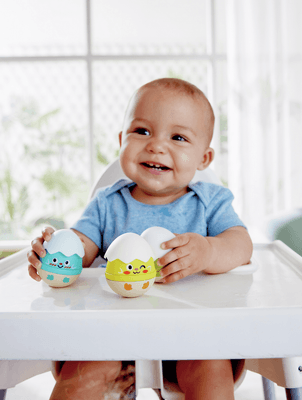 Jouets - Hochets et Jouets Sensoriels - Set de 3 hochets poussins