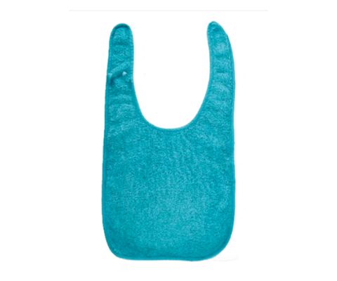 Repas - Bavoir - Bavoir à oreilles de lapin  400g/m² - 30x30 cm - bleu