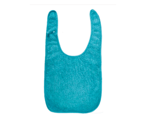 Repas - Bavoir - Bavoir à oreilles de lapin  400g/m² - 30x30 cm - bleu