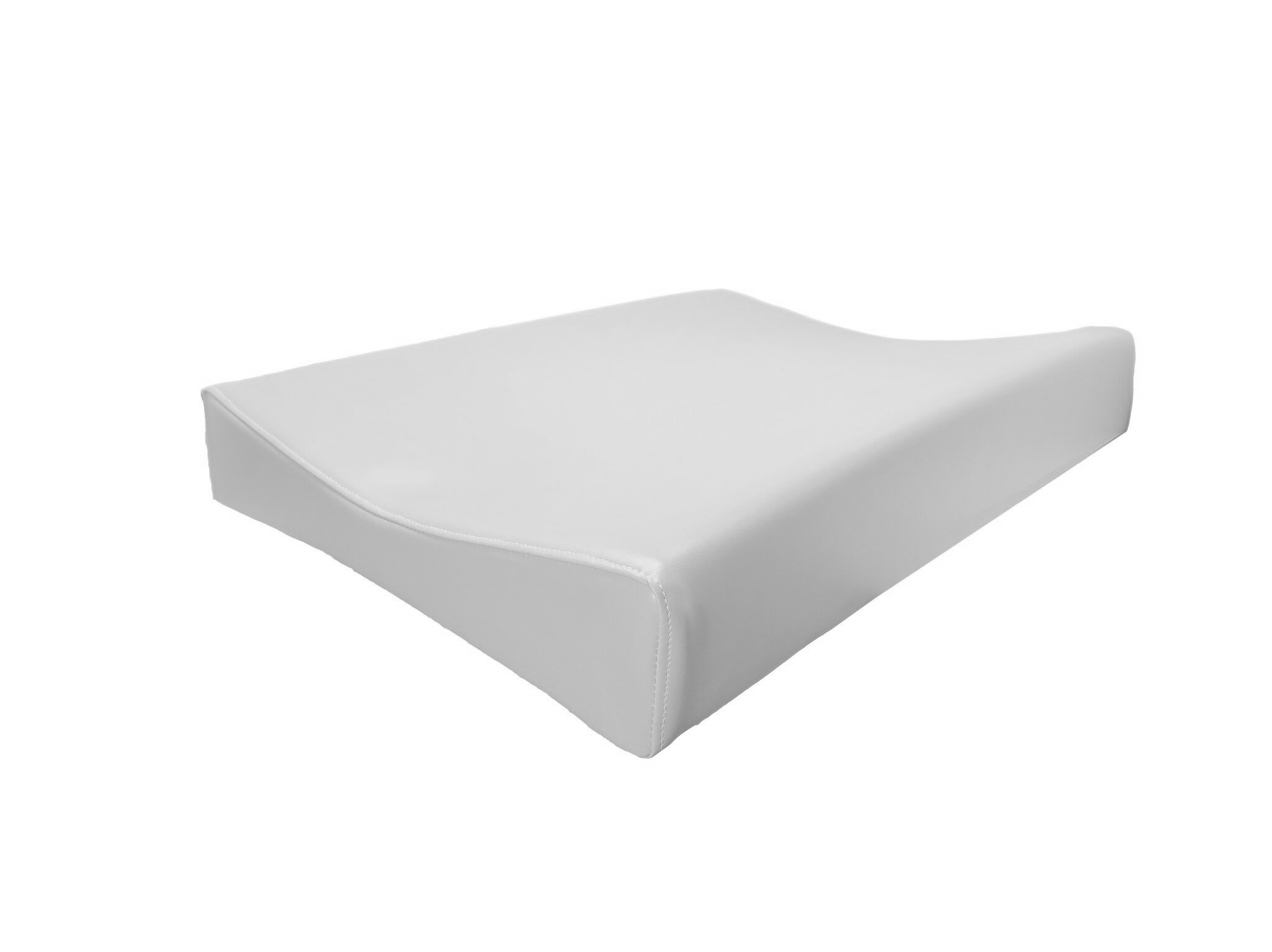 Matelas à langer incurvé galbé 50 x 70 cm en mousse pvc Blanc