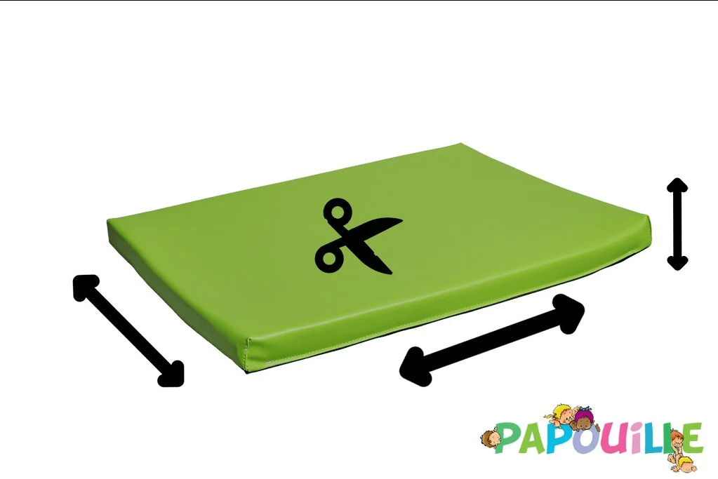 Tapis en mousse sur mesure épaisseur 2cm /m2 sauzon