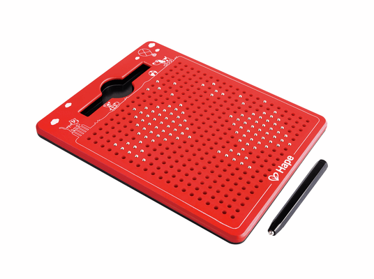 Jouets - Jouets à Empiler ou à Encastrer - Tablette magnétique - Rouge