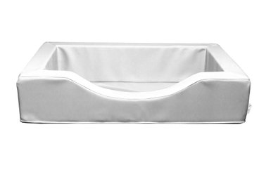 Couchage - Couchette Empilable pour Bébé et Enfant, Lit Gain de Place - Lit couchette en mousse pvc pour matelas 60x120cm blanc
