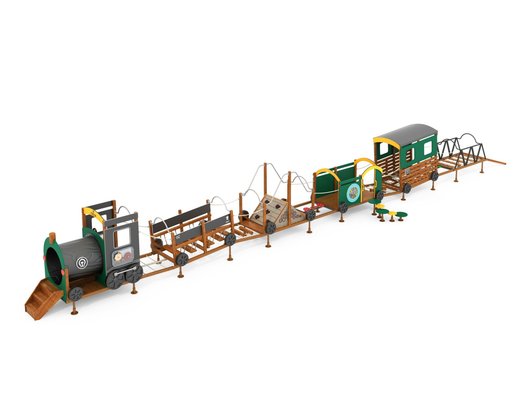 Mobilier - Aire de jeux et structure extérieure - Aire de jeux - voie ferrée