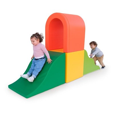 Motricité - Parcours de Motricité Maternelle - Parcours de motricité avec un pont - 6 modules - H 135 cm