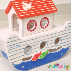 Jouets - Figurines - Jouet - l'arche de noé en bois