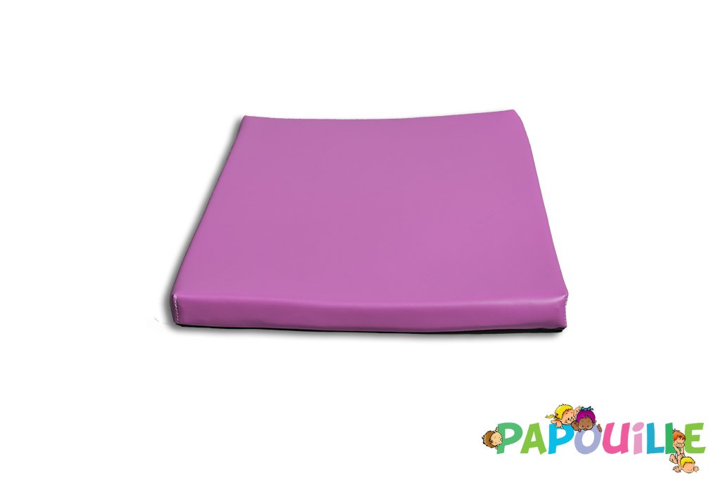 Matelas à langer plat 50 x 70 ep.4cm en mousse pvc fuchsia